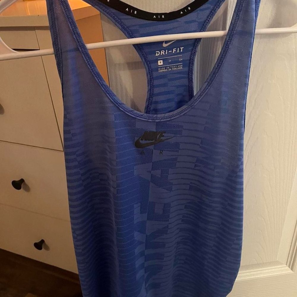 Blue women’s Nike tank top